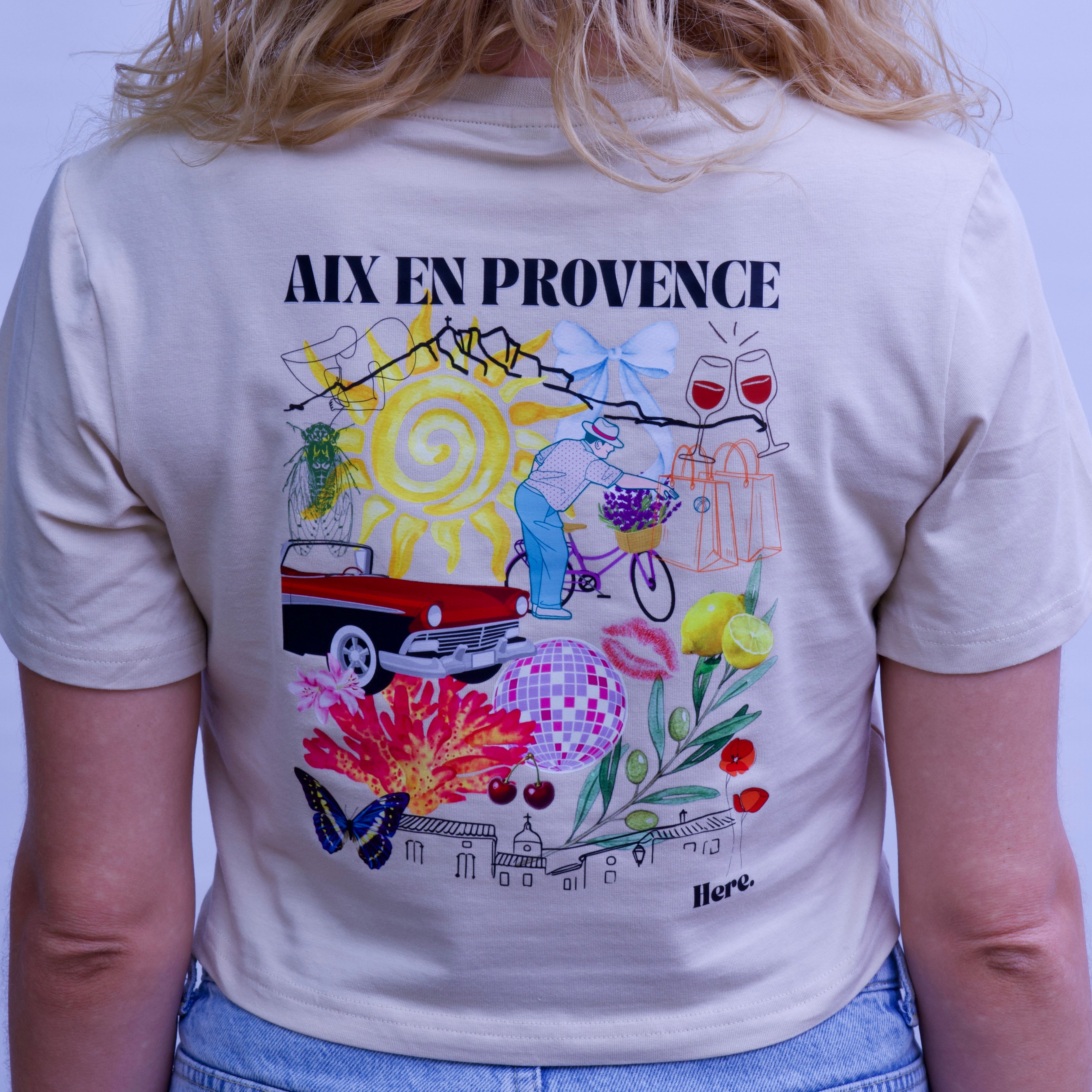 Tee shirt "Aix en Provence" Femme