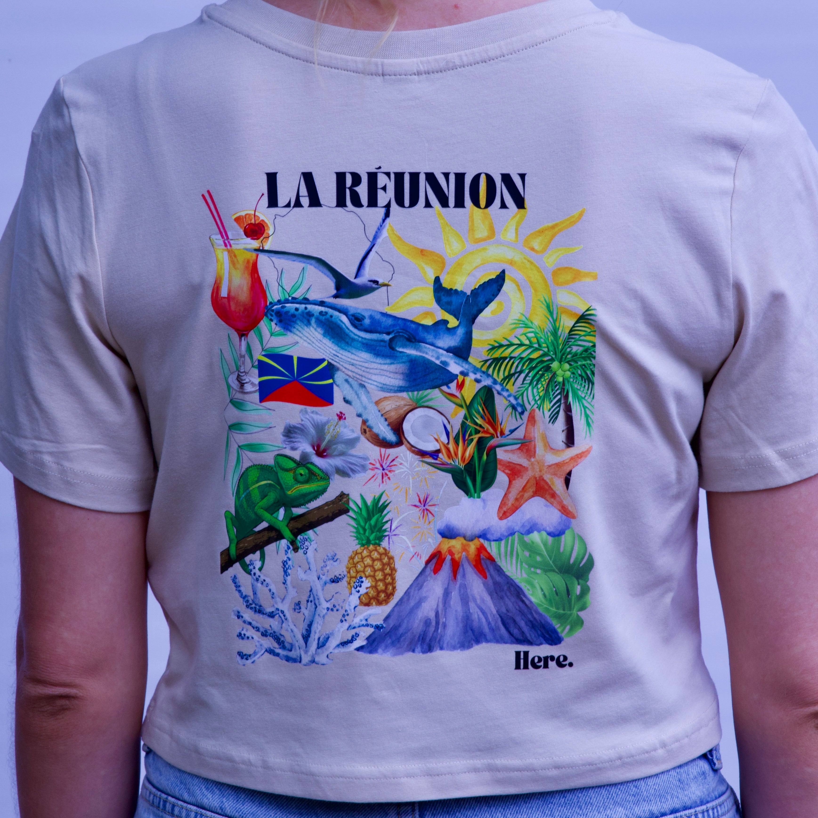Tee shirt "La Réunion" femme