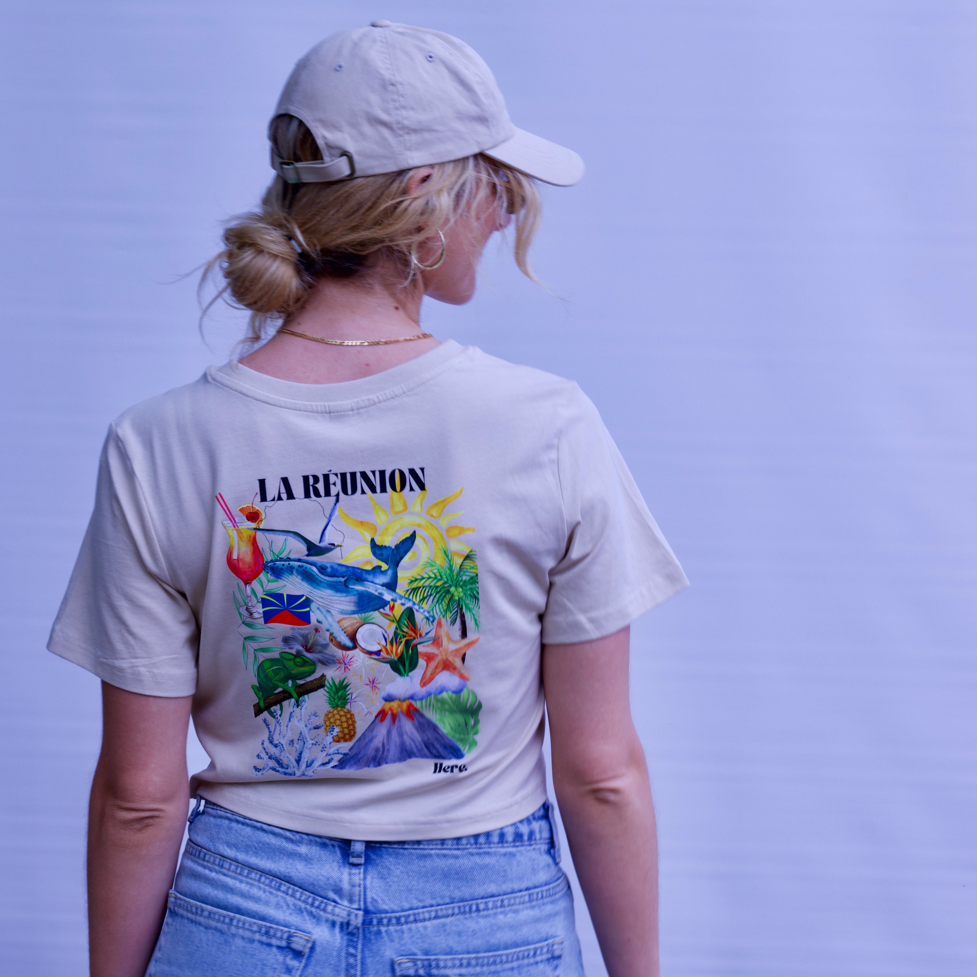 Tee shirt "La Réunion" femme