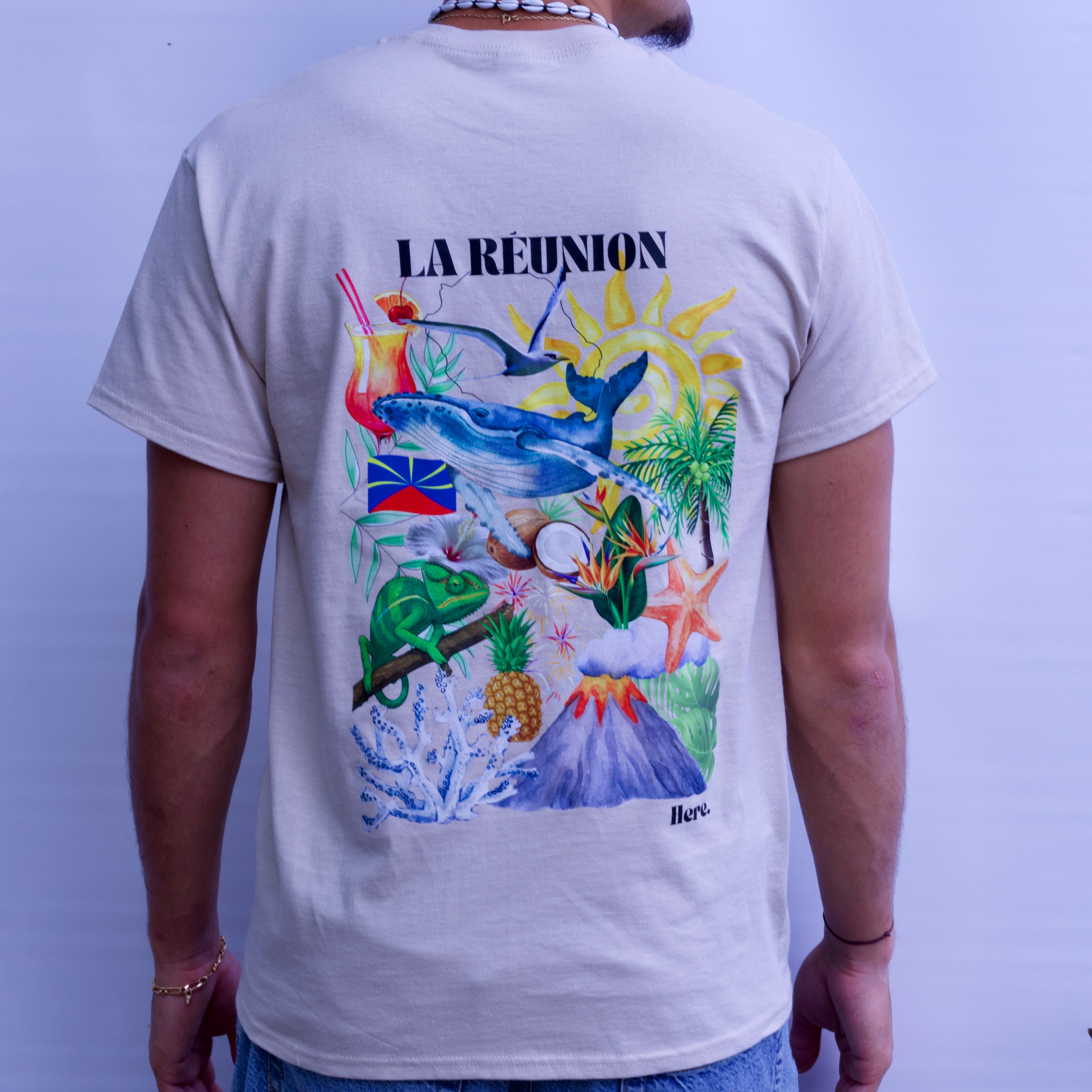 Tee shirt "La Réunion" Homme