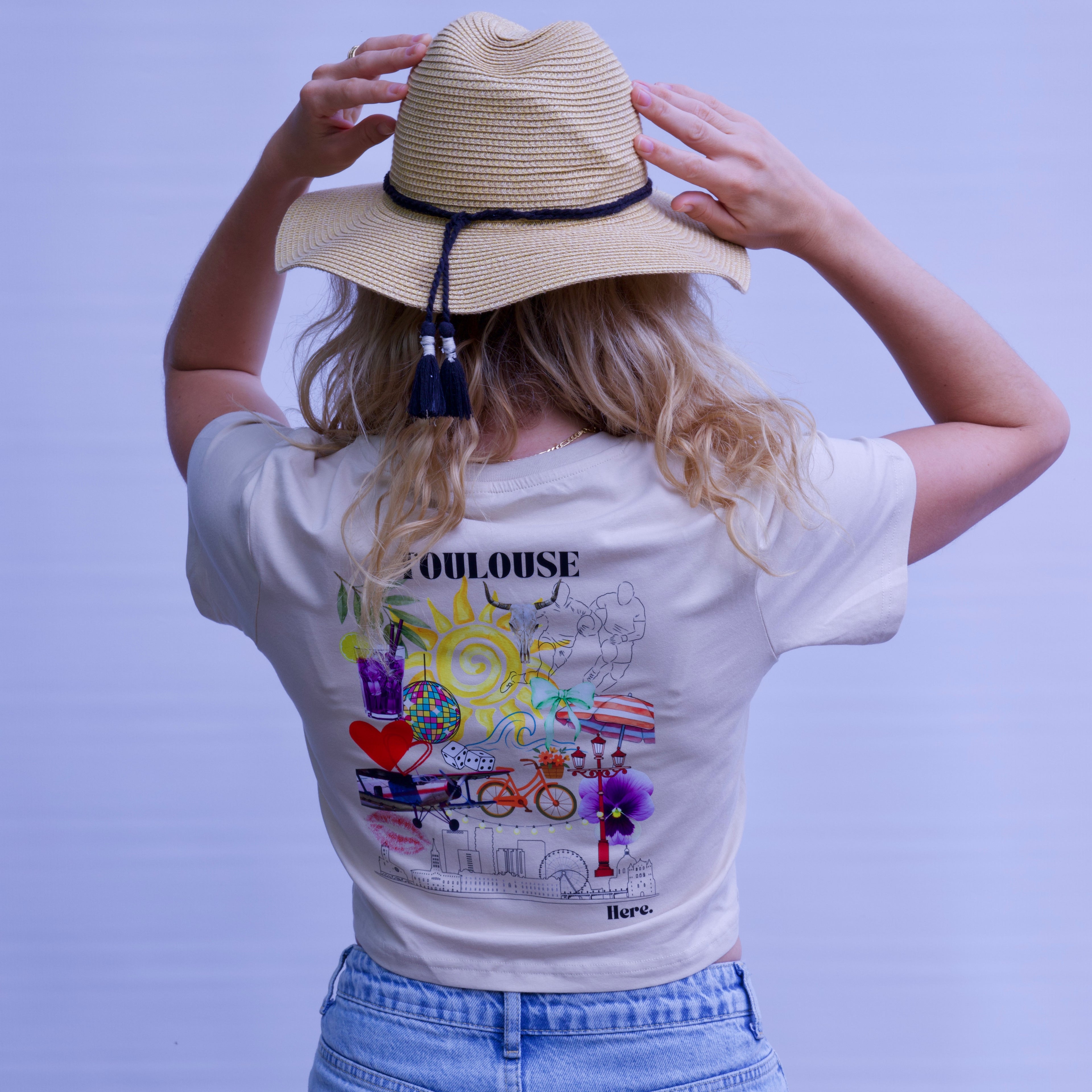 Tee shirt "Toulouse" femme