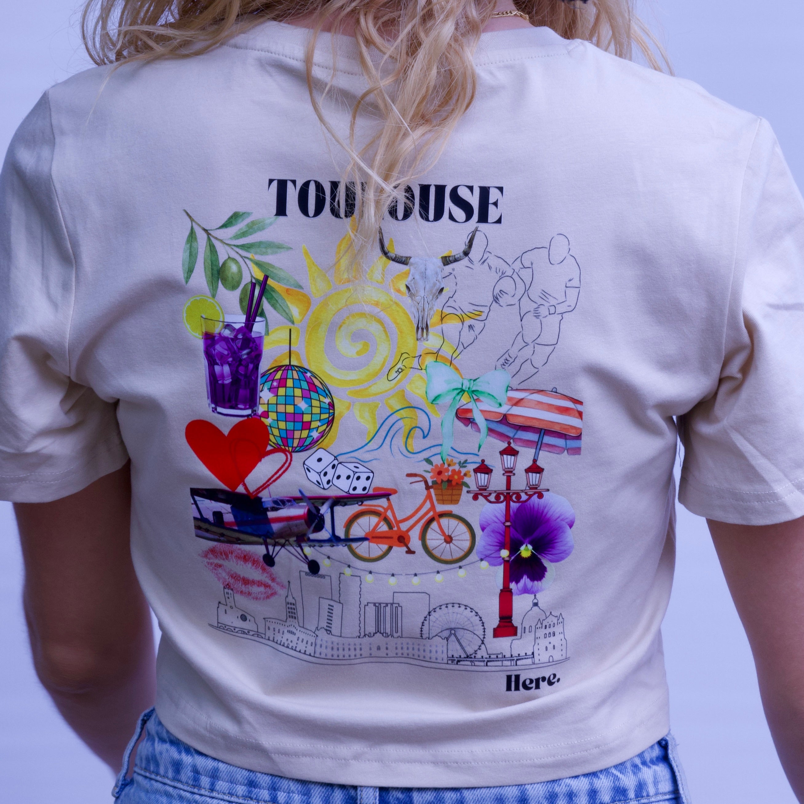 Tee shirt "Toulouse" femme
