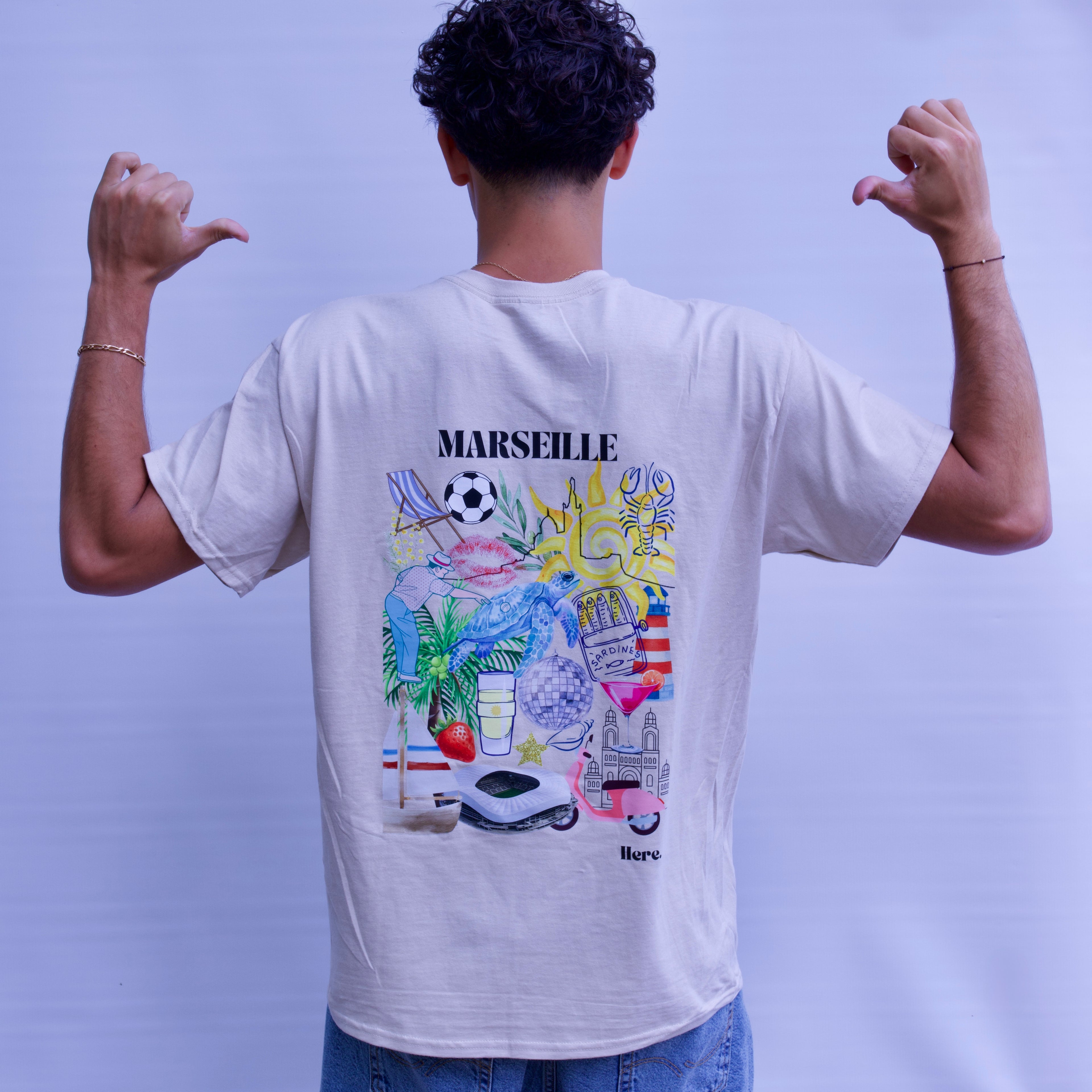 Tee shirt "Marseille" Homme