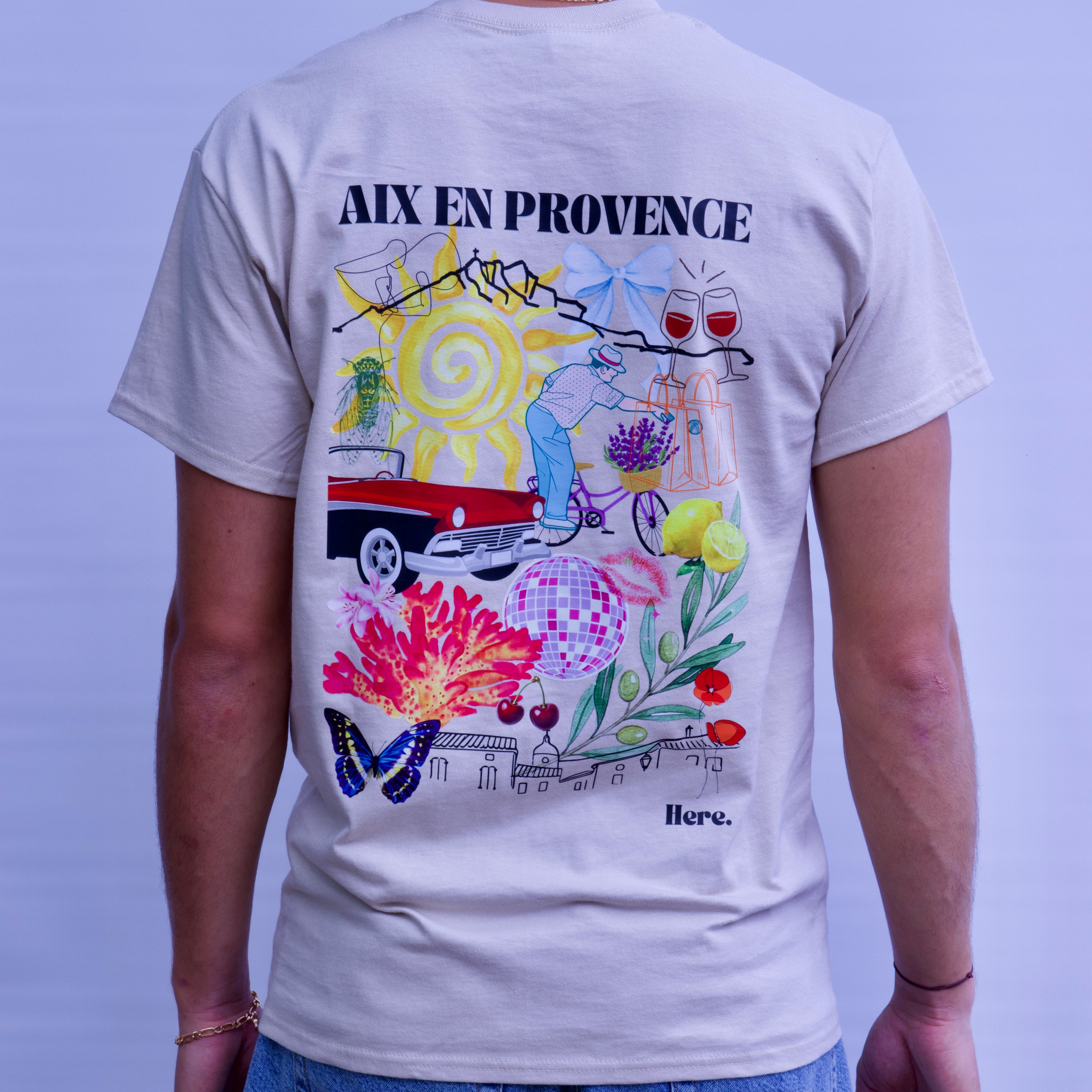 Tee shirt "Aix en Provence" Homme