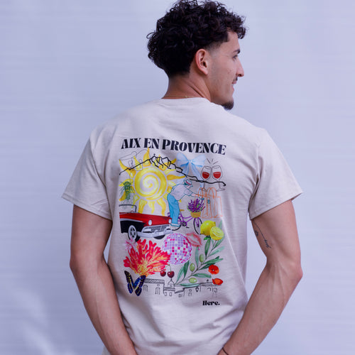 Tee shirt "Aix en Provence" Homme